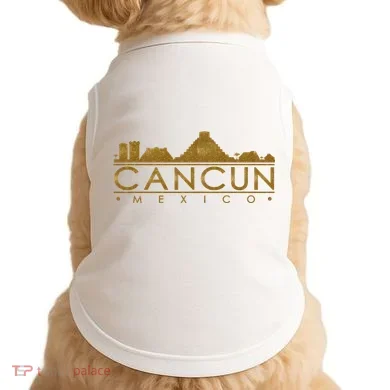 Cancun Limited Edition Gold Glitz Doggie Tank