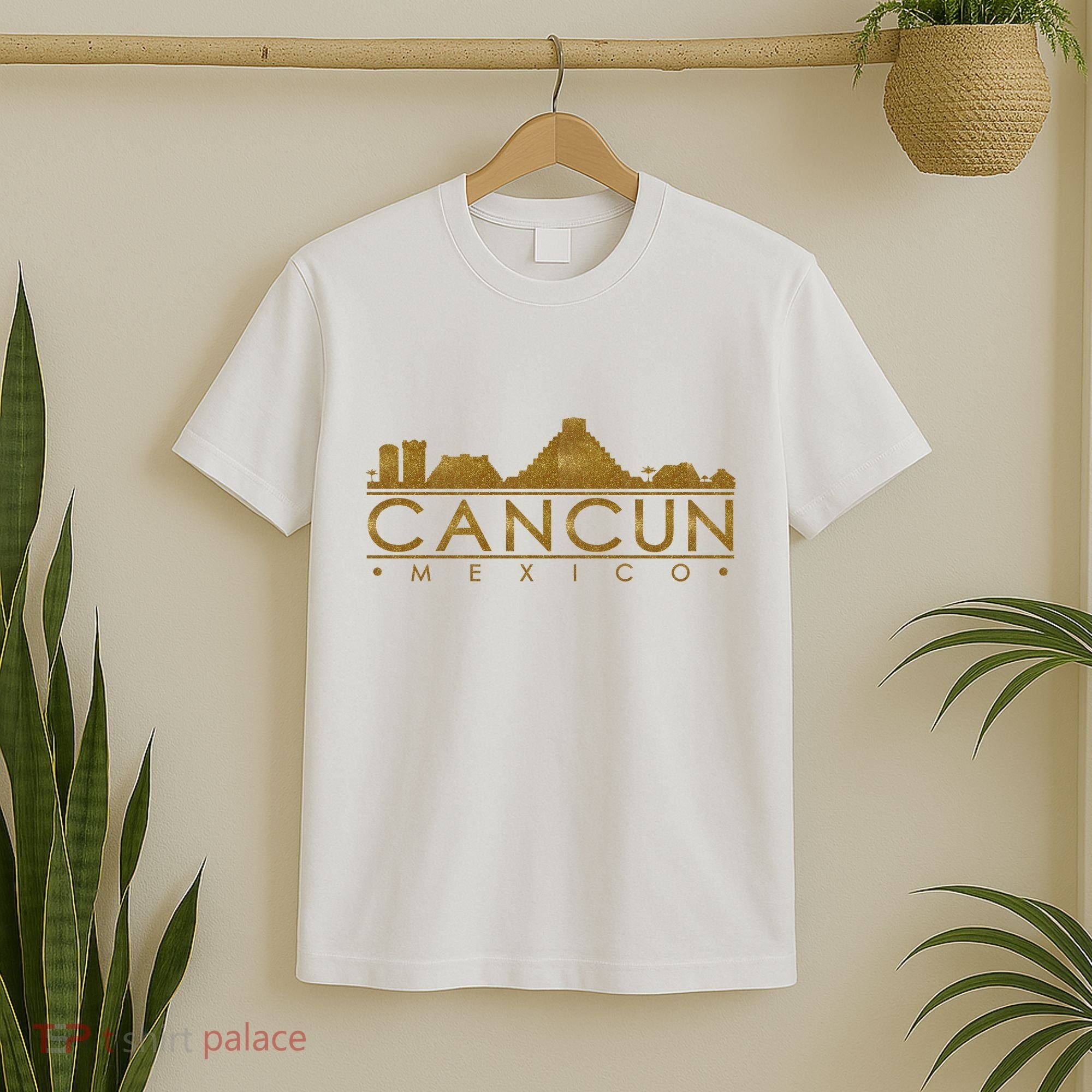 Cancun Limited Edition Gold Glitz T-Shirt