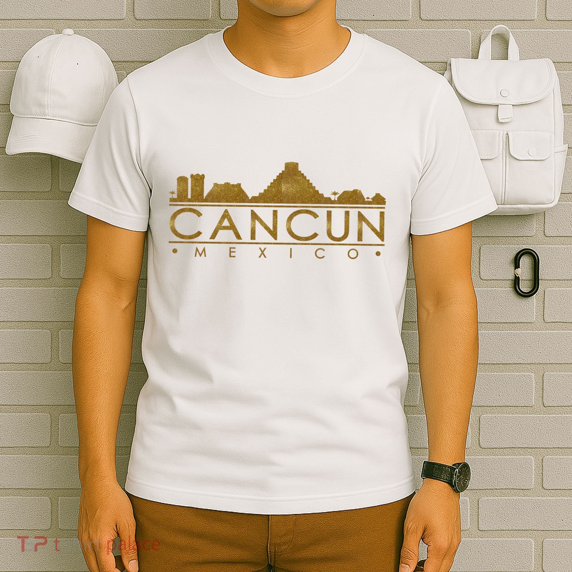 Cancun Limited Edition Gold Glitz T-Shirt
