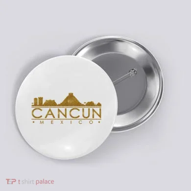 Cancun Limited Edition Gold Glitz Button