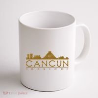 Cancun Limited Edition Gold Glitz Coffee Mug thumb 1