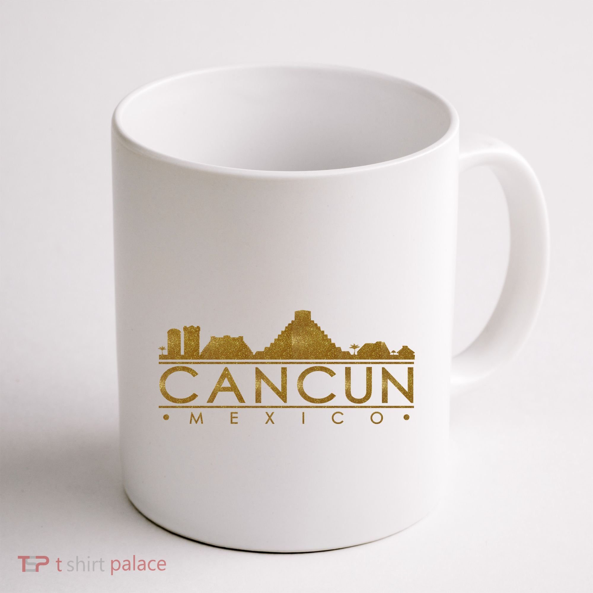 Cancun Limited Edition Gold Glitz Coffee Mug