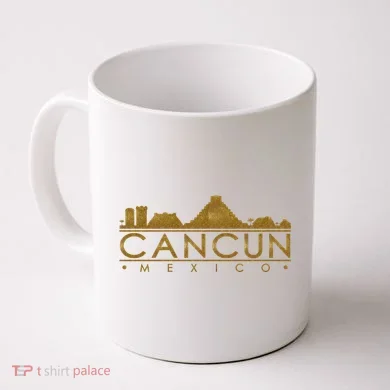 Cancun Limited Edition Gold Glitz Coffee Mug