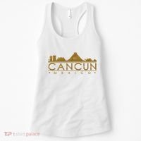 Cancun Limited Edition Gold Glitz Women's Tank Top thumb 0