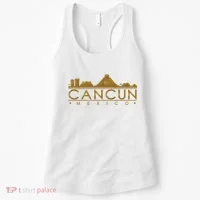 Cancun Limited Edition Gold Glitz Women's Tank Top thumb 0