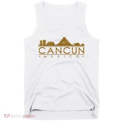 Cancun Limited Edition Gold Glitz Tank Top