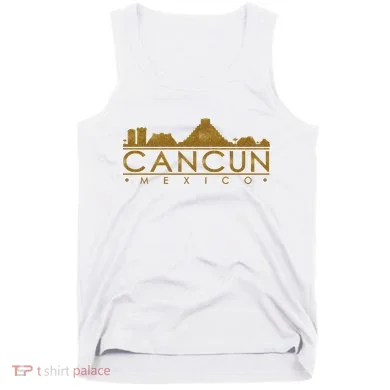 Cancun Limited Edition Gold Glitz Tank Top