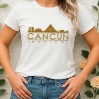 Cancun Limited Edition Gold Glitz Women's T-Shirt thumb 2