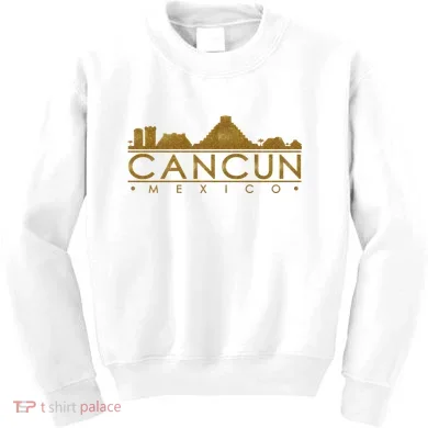 Cancun Limited Edition Gold Glitz Kids Sweatshirt