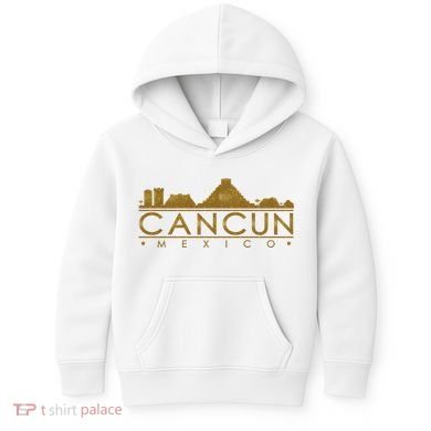 Cancun Limited Edition Gold Glitz Kids Hoodie