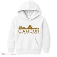 Cancun Limited Edition Gold Glitz Kids Hoodie thumb 0