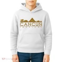 Cancun Limited Edition Gold Glitz Kids Hoodie thumb 4