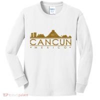 Cancun Limited Edition Gold Glitz Kids Long Sleeve Shirt thumb 0
