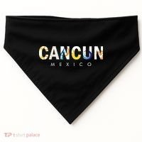Cancun Mexico USA-Made Doggie Bandana thumb 0
