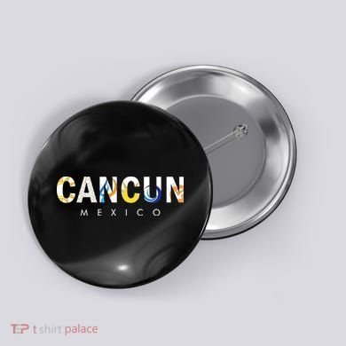 Cancun Mexico Button