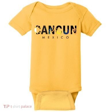 Cancun Mexico Baby Bodysuit
