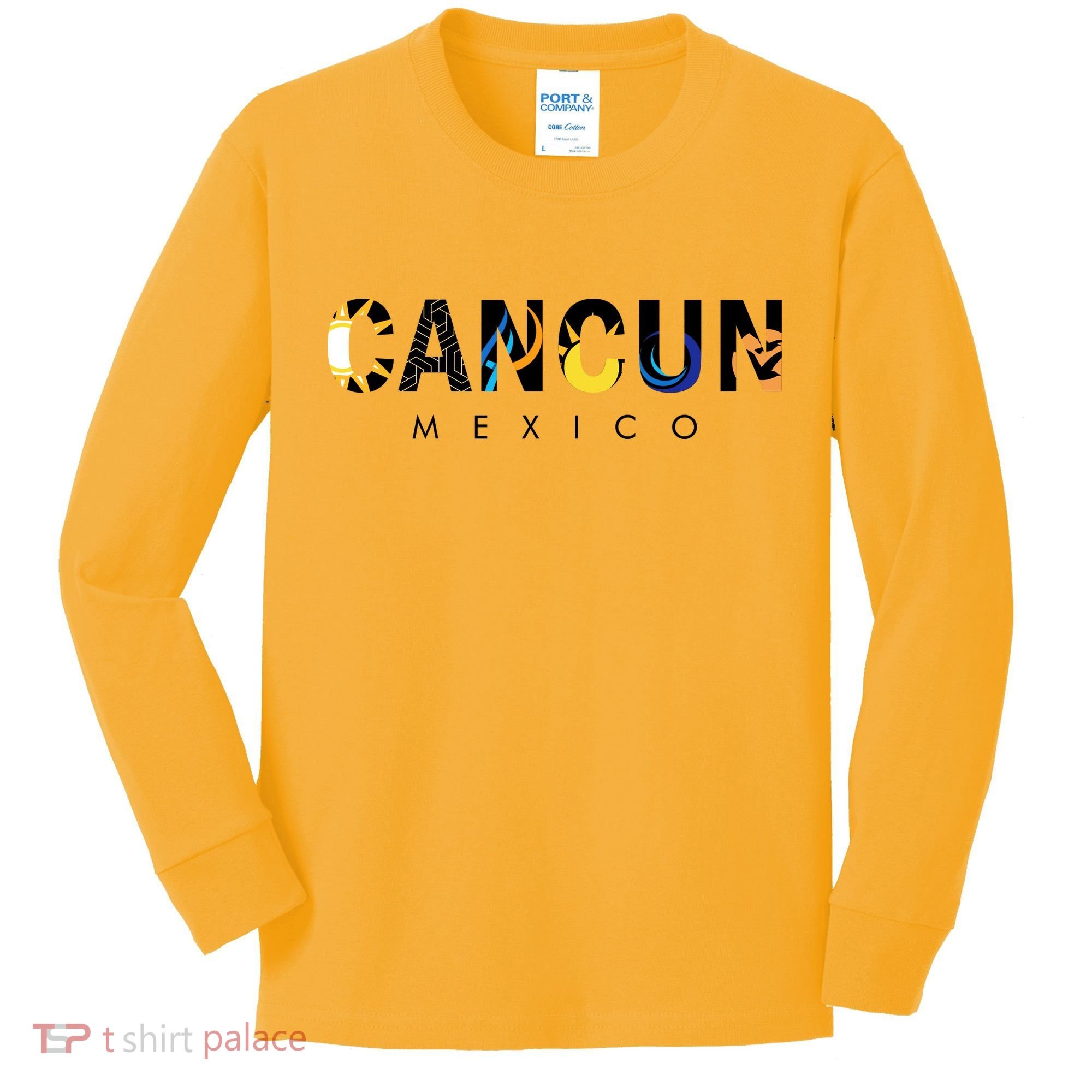 Cancun Mexico Kids Long Sleeve Shirt