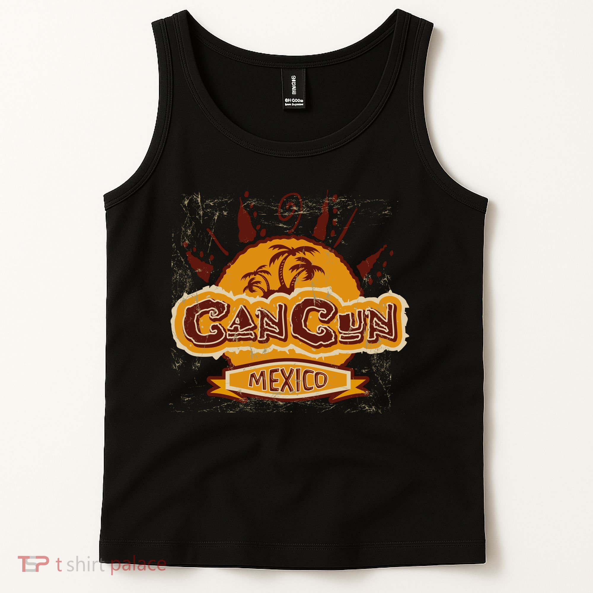 Cancun Mexico Vintage Tank Top