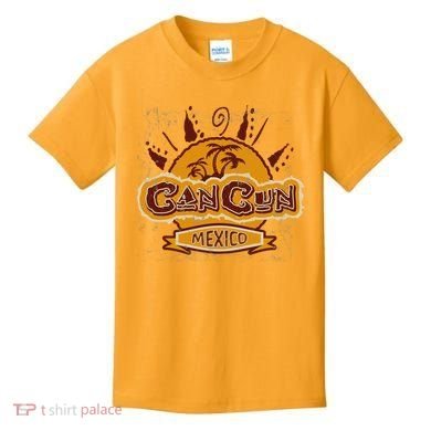 Cancun Mexico Vintage Kids T-Shirt