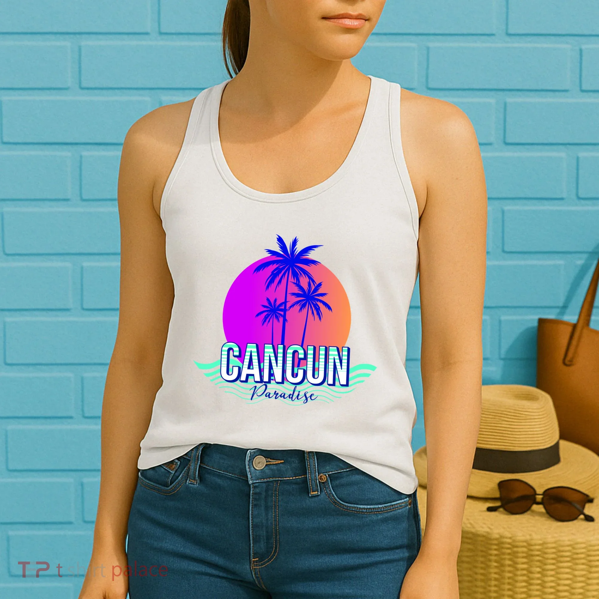 Cancun Paradise Women's Tank Top