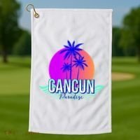 Cancun Paradise Golf Towel thumb 1