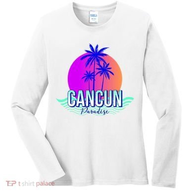 Cancun Paradise Women's Long Sleeve Shirt