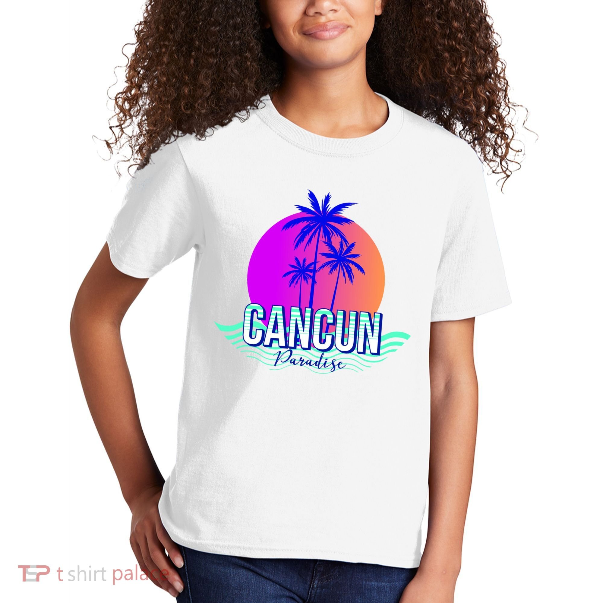 Cancun Paradise Kids T-Shirt