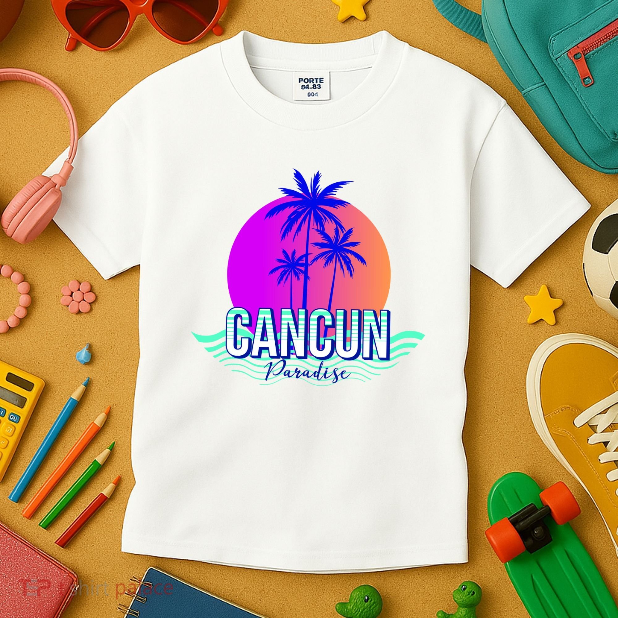 Cancun Paradise Kids T-Shirt