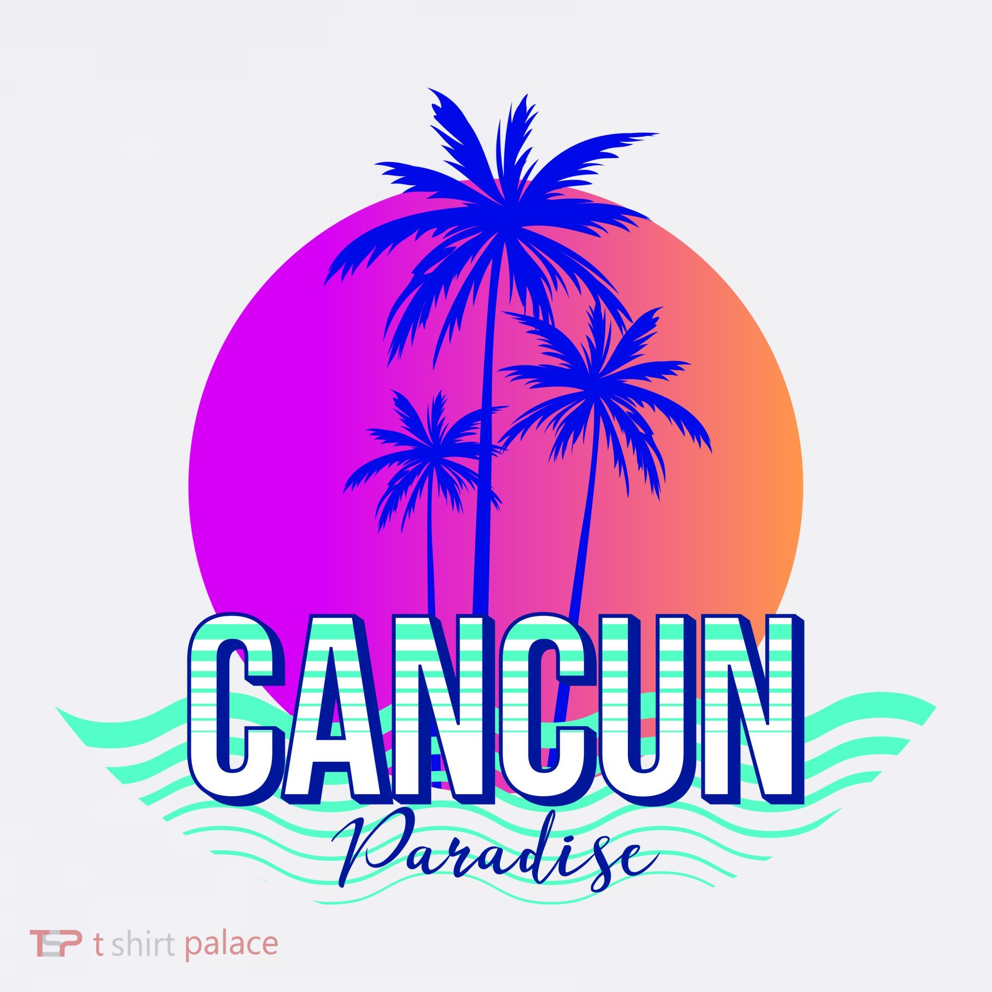 Cancun Paradise Kids T-Shirt