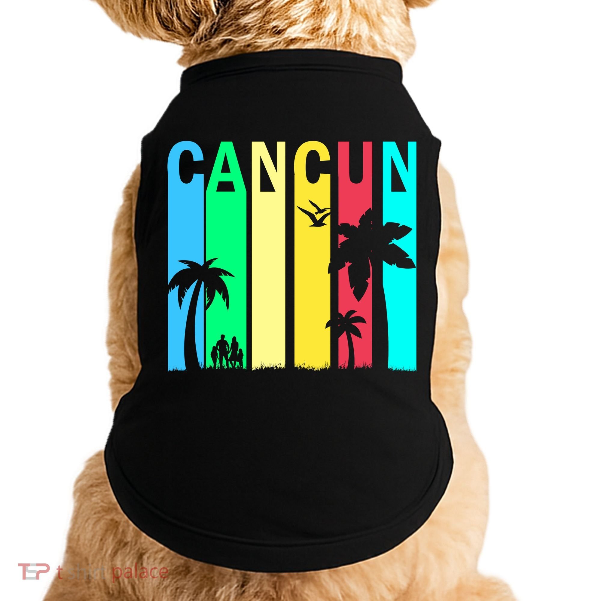 Cancun Retro Logo Doggie Tank