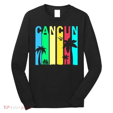 Cancun Retro Logo Long Sleeve Shirt