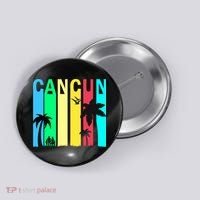 Cancun Retro Logo Button thumb 0