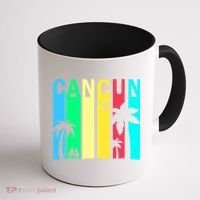 Cancun Retro Logo Coffee Mug thumb 1