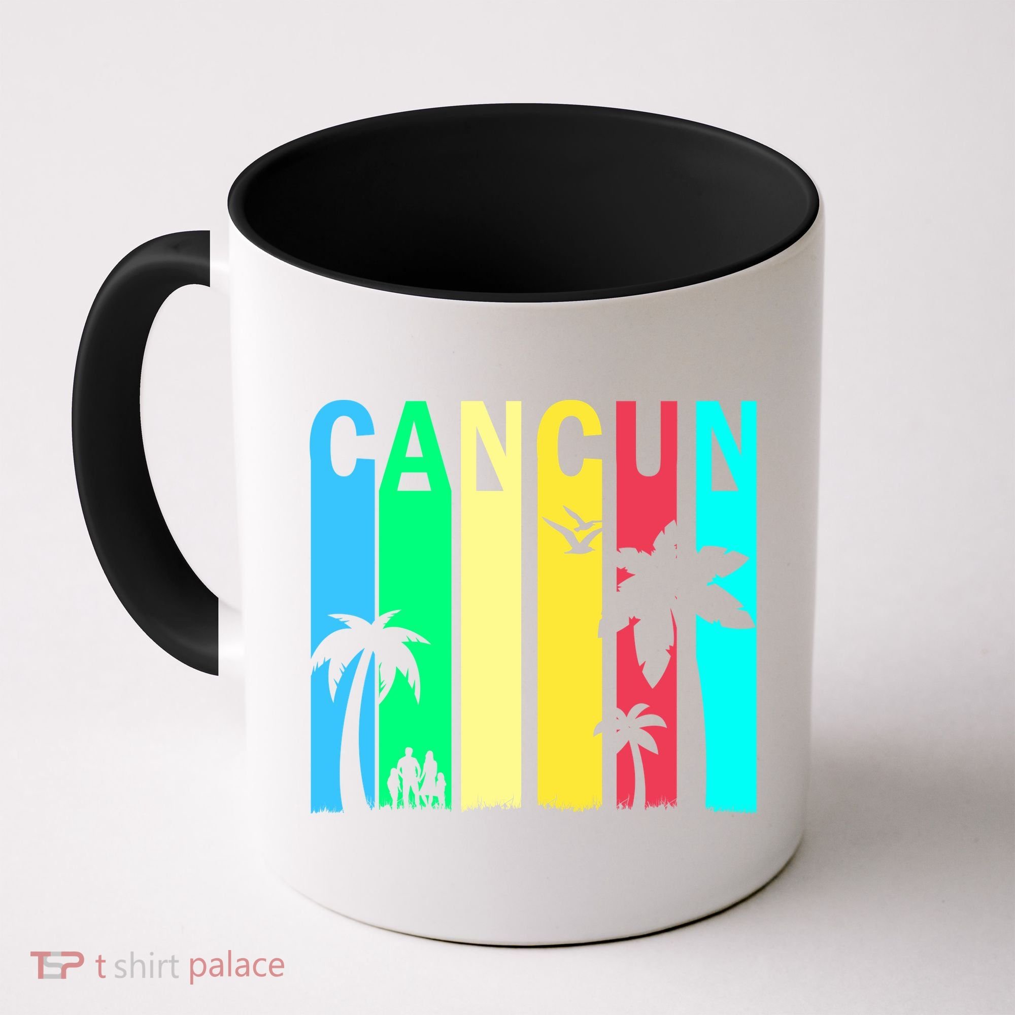 Cancun Retro Logo Coffee Mug