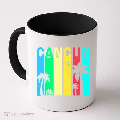 Cancun Retro Logo Coffee Mug