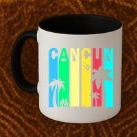 Cancun Retro Logo Coffee Mug thumb 2