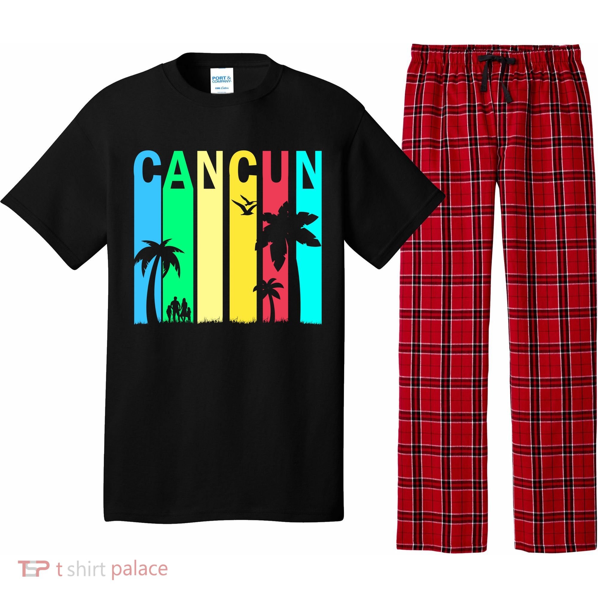 Cancun Retro Logo Pajama Set