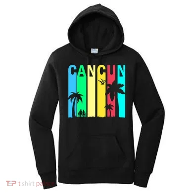 Cancun Retro Logo Women's Hoodie