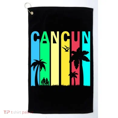 Cancun Retro Logo Golf Towel