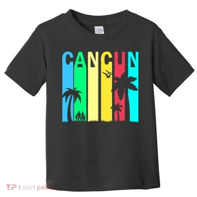 Cancun Retro Logo Toddler T-Shirt