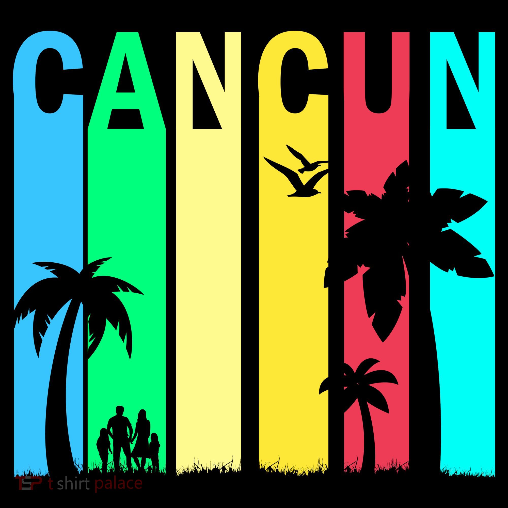 Cancun Retro Logo Women's Long Sleeve Shirt