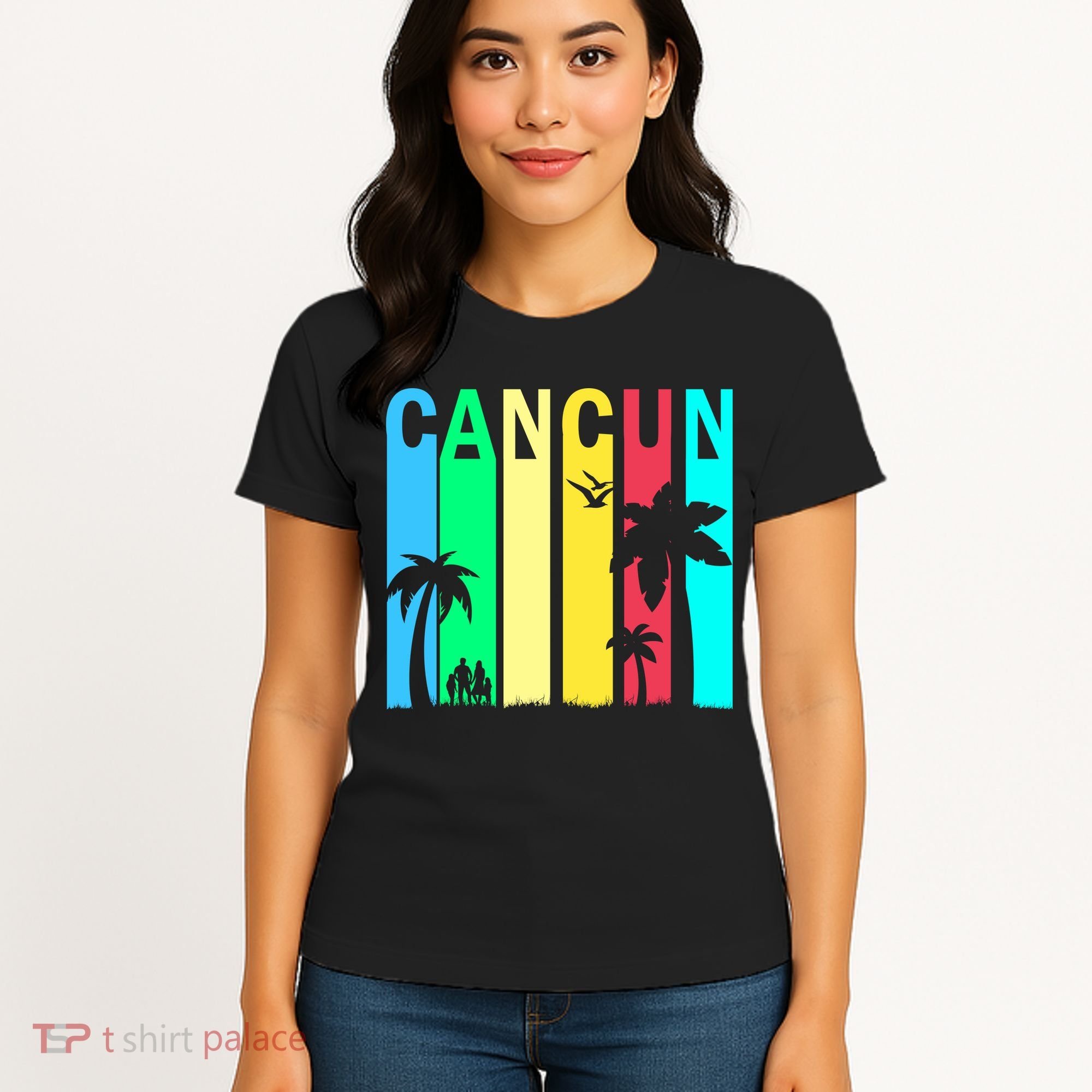 Cancun Retro Logo Women's T-Shirt