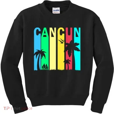 Cancun Retro Logo Kids Sweatshirt