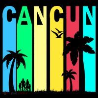 Cancun Retro Logo Kids Long Sleeve Shirt thumb 2