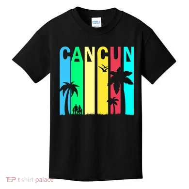 Cancun Retro Logo Kids T-Shirt