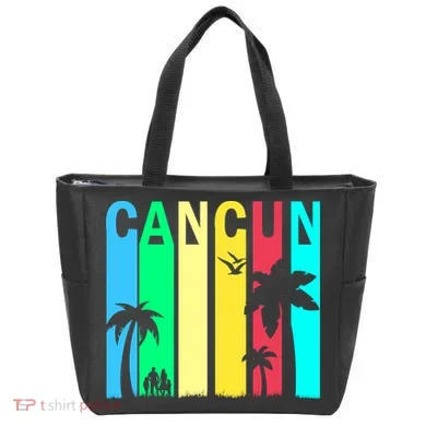 Cancun Retro Logo Tote Bag