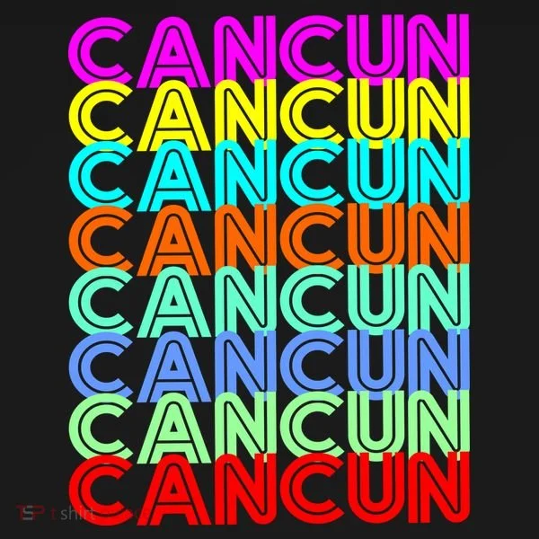 Cancun Retro Techno Doggie Tank