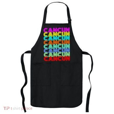 Cancun Retro Techno Apron
