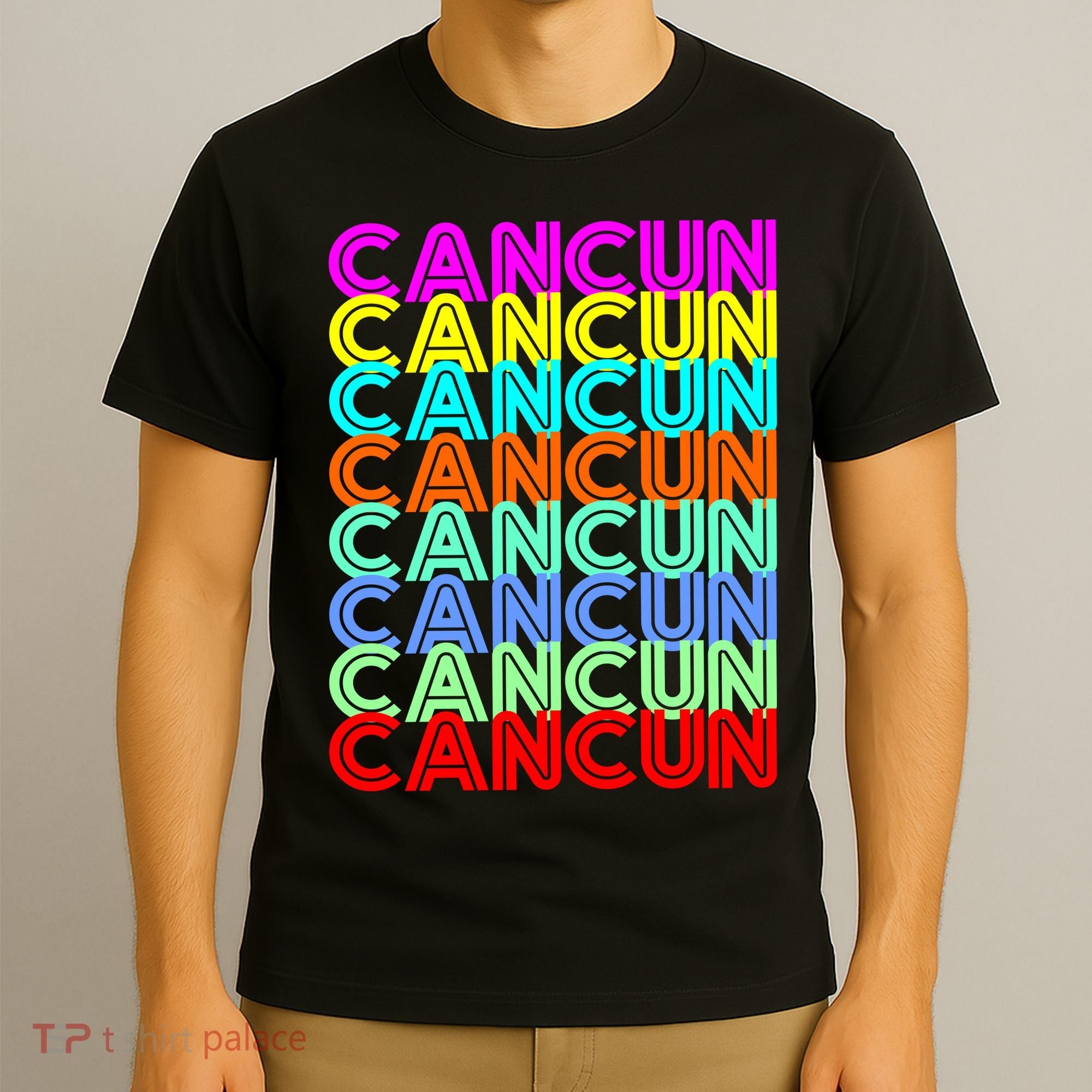 Cancun Retro Techno T-Shirt