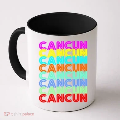 Cancun Retro Techno Coffee Mug